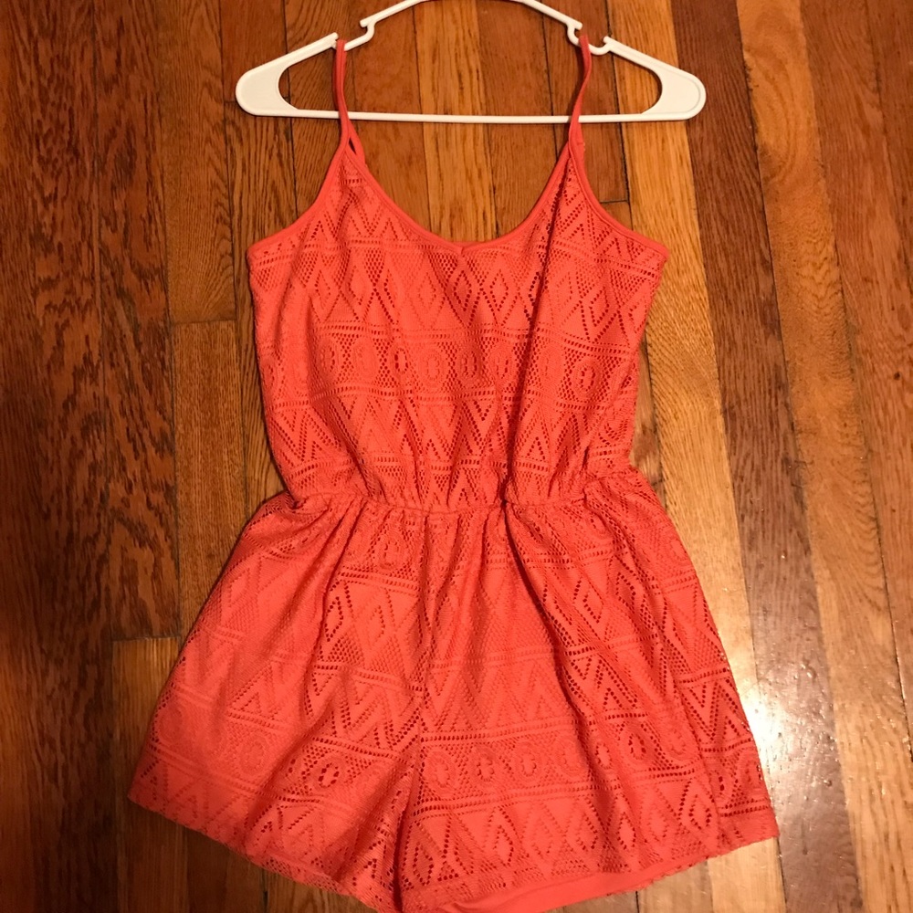3/$30- Coral Romper
